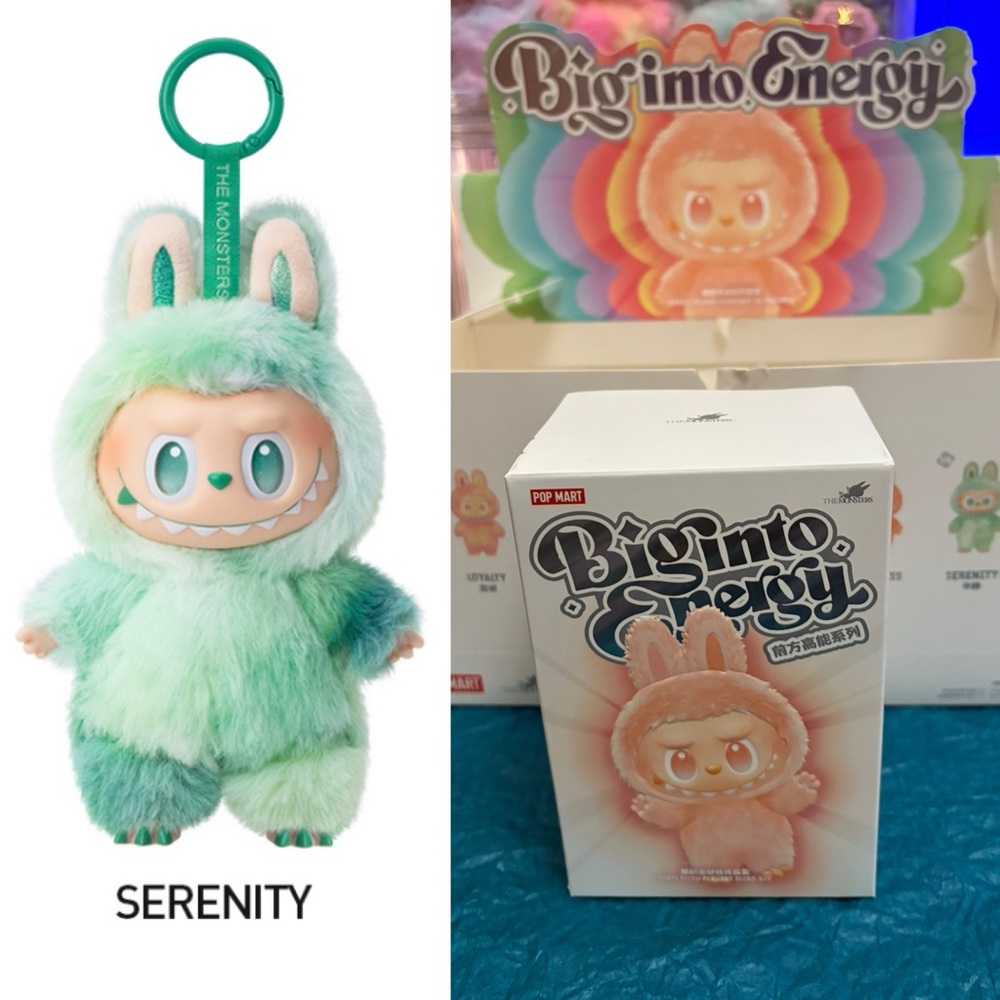 Authentic Labubu Serenity - The Monsters Big Into Energy (BIE) Pop Mart